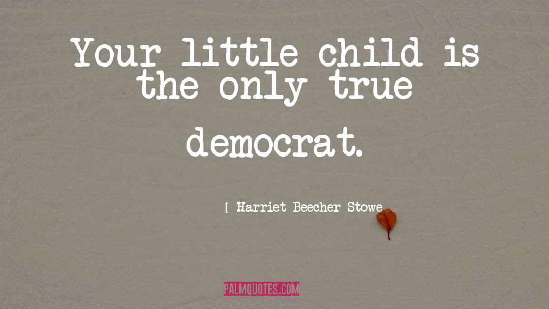 Democrat quotes by Harriet Beecher Stowe