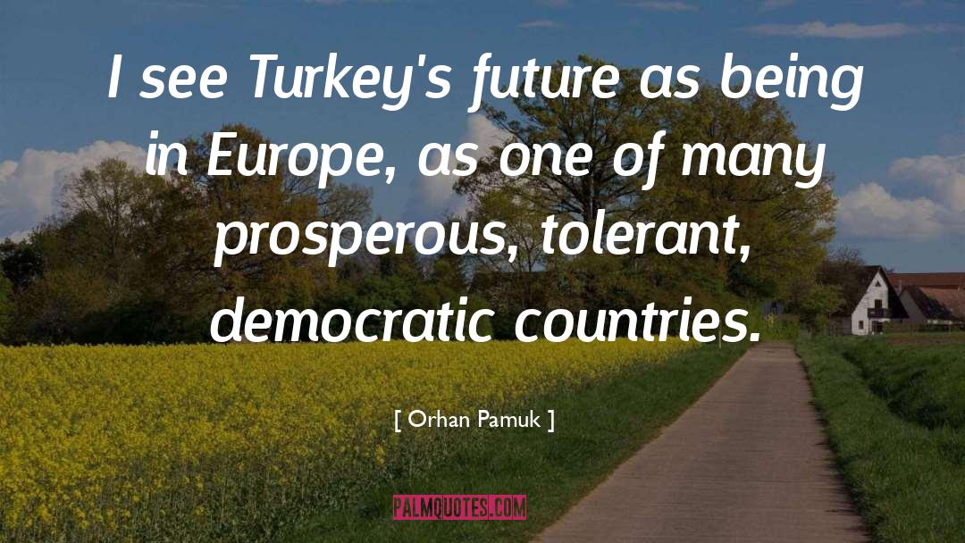 Democratic Country quotes by Orhan Pamuk