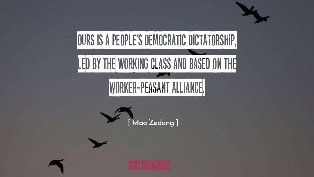 Democratic Elections quotes by Mao Zedong