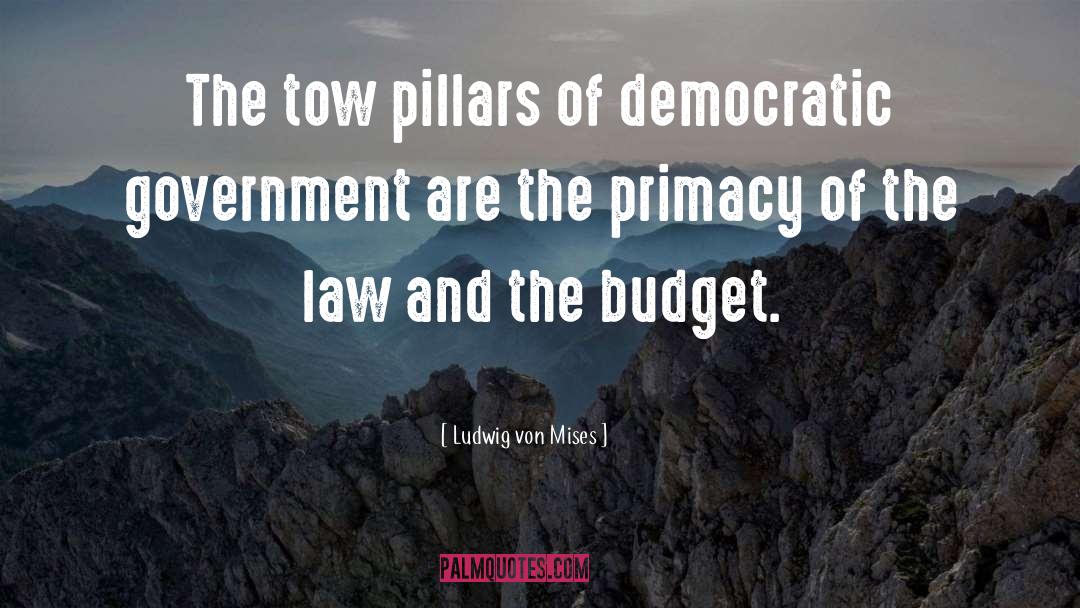 Democratic Government quotes by Ludwig Von Mises
