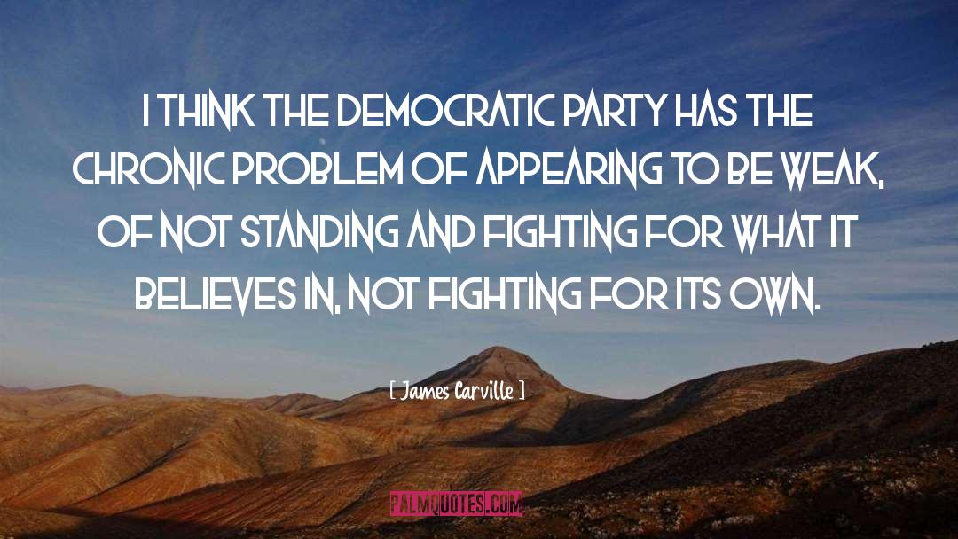 Democratic Party quotes by James Carville