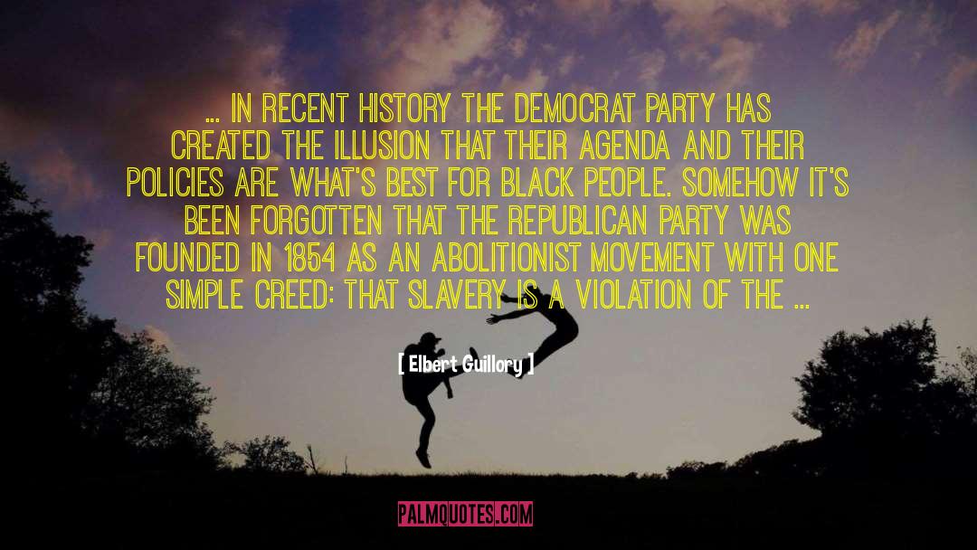 Democratic Party United States quotes by Elbert Guillory