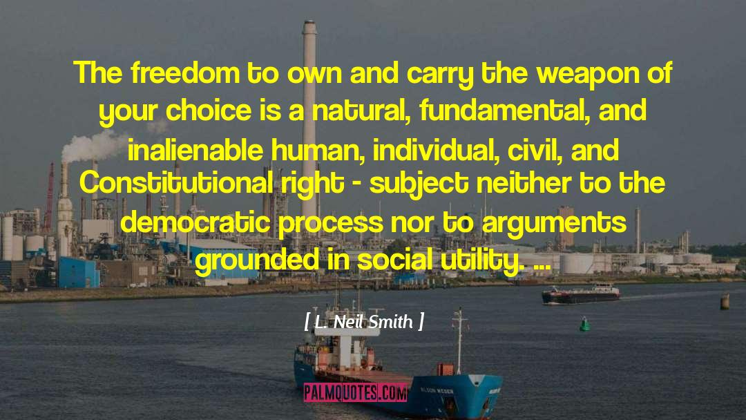 Democratic Process quotes by L. Neil Smith