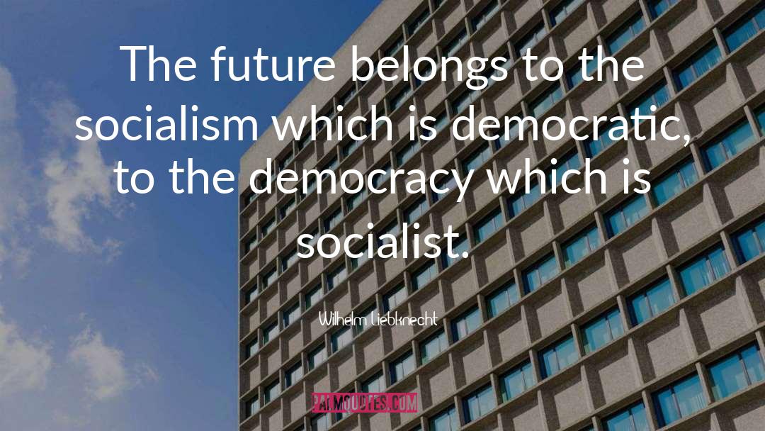 Democratic Socialism quotes by Wilhelm Liebknecht