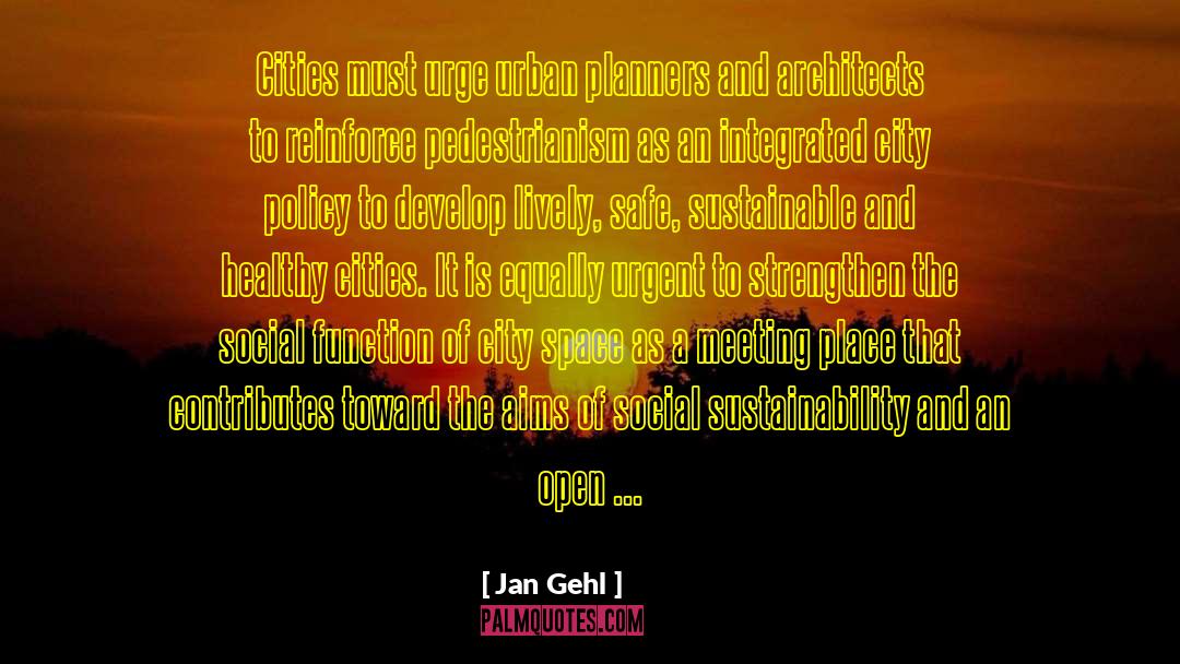 Democratic Society quotes by Jan Gehl