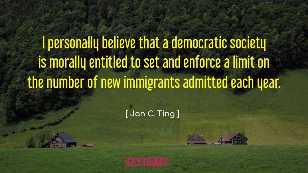 Democratic Society quotes by Jan C. Ting