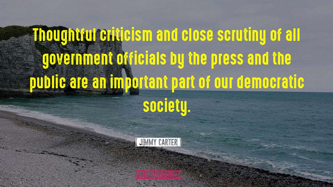 Democratic Society quotes by Jimmy Carter