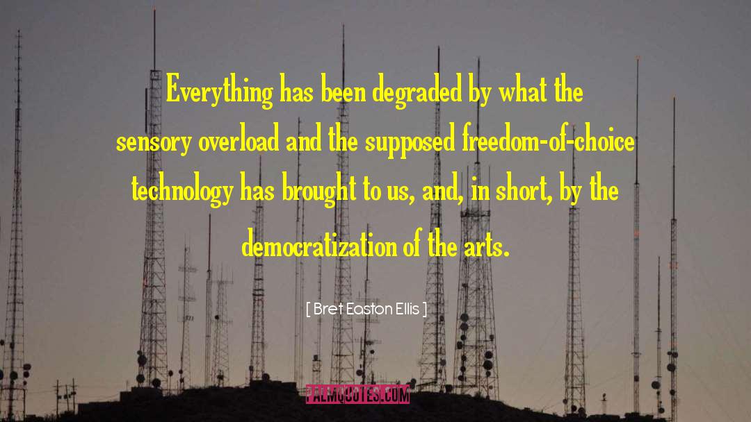 Democratization quotes by Bret Easton Ellis