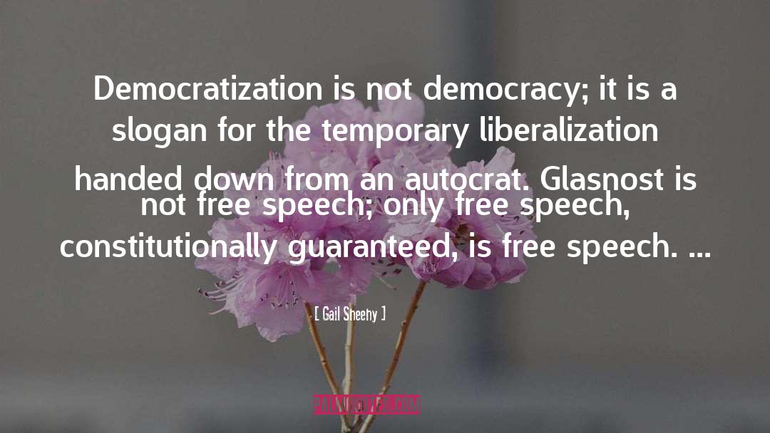 Democratization quotes by Gail Sheehy