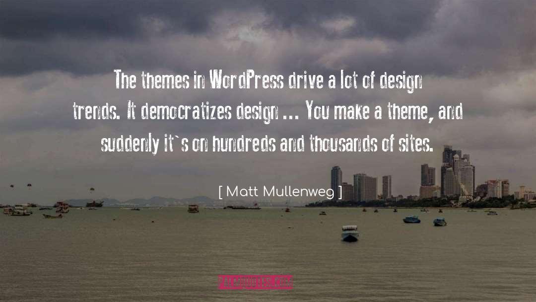 Democratizes quotes by Matt Mullenweg