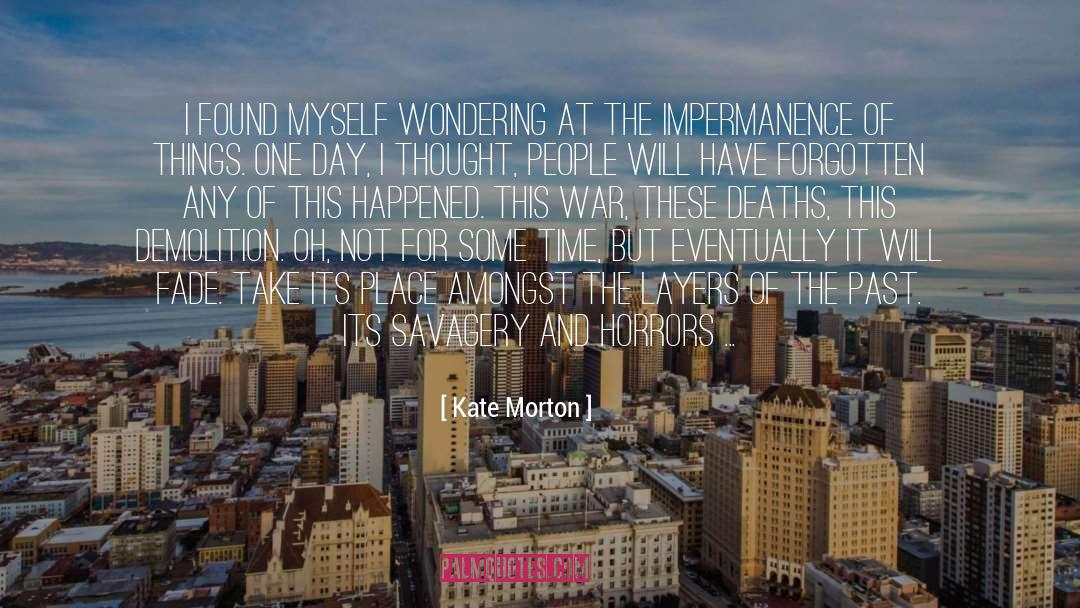 Demolition quotes by Kate Morton