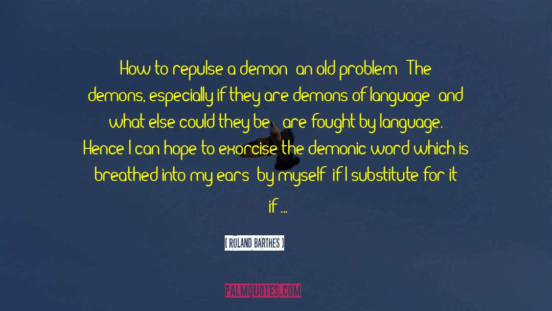 Demon Brothers quotes by Roland Barthes