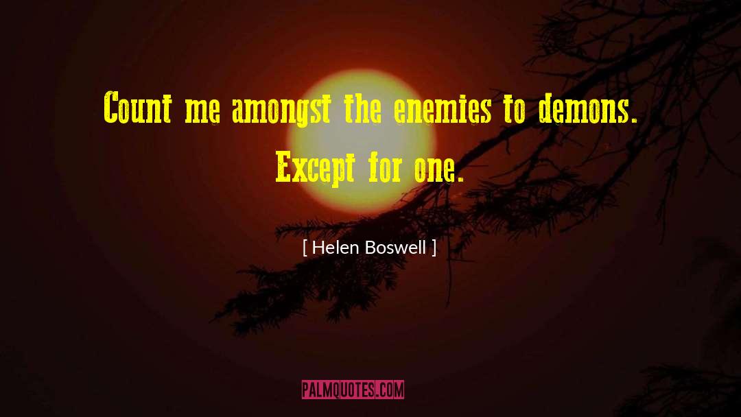 Demon Hunter quotes by Helen Boswell