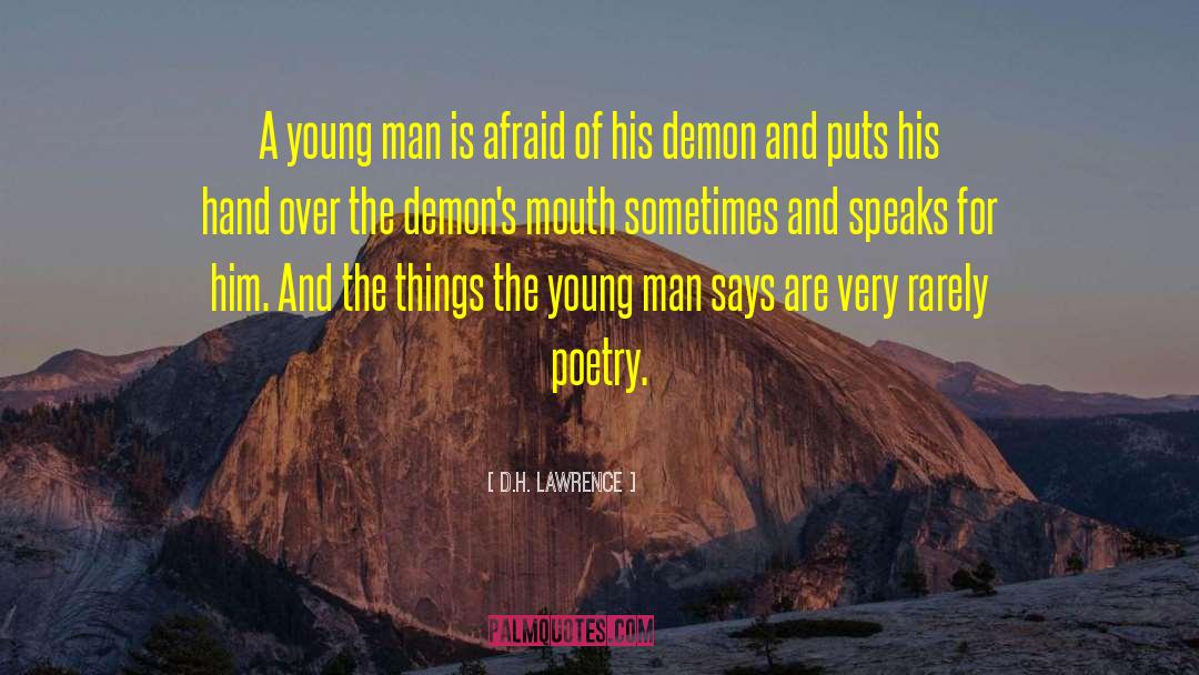Demon Hunting quotes by D.H. Lawrence