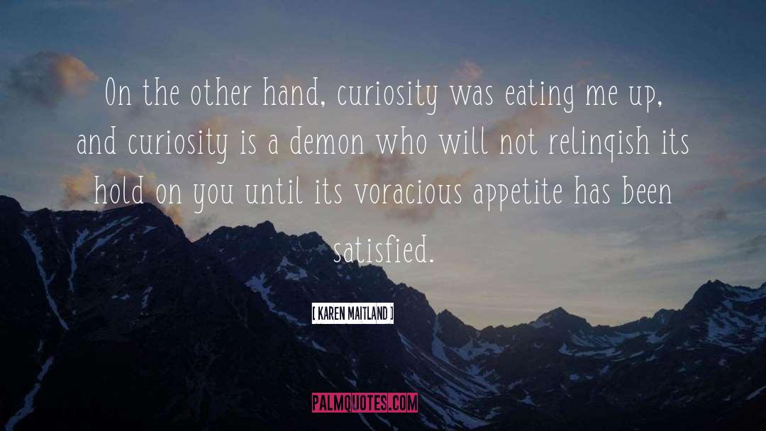 Demon Hunting quotes by Karen Maitland