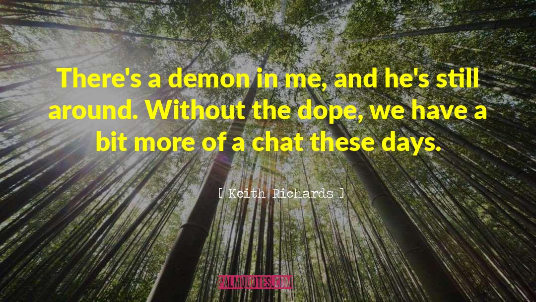 Demon In Me quotes by Keith Richards