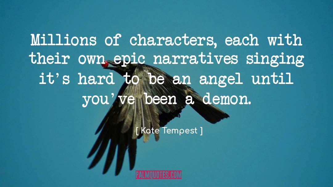 Demon quotes by Kate Tempest
