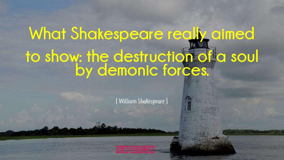 Demonic quotes by William Shakespeare