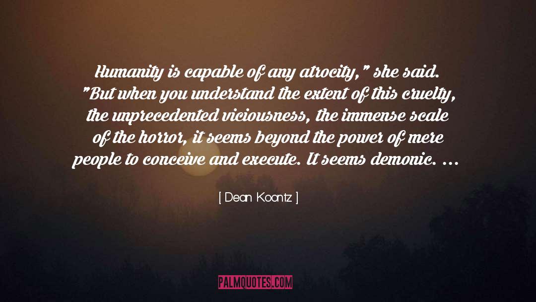 Demonic quotes by Dean Koontz