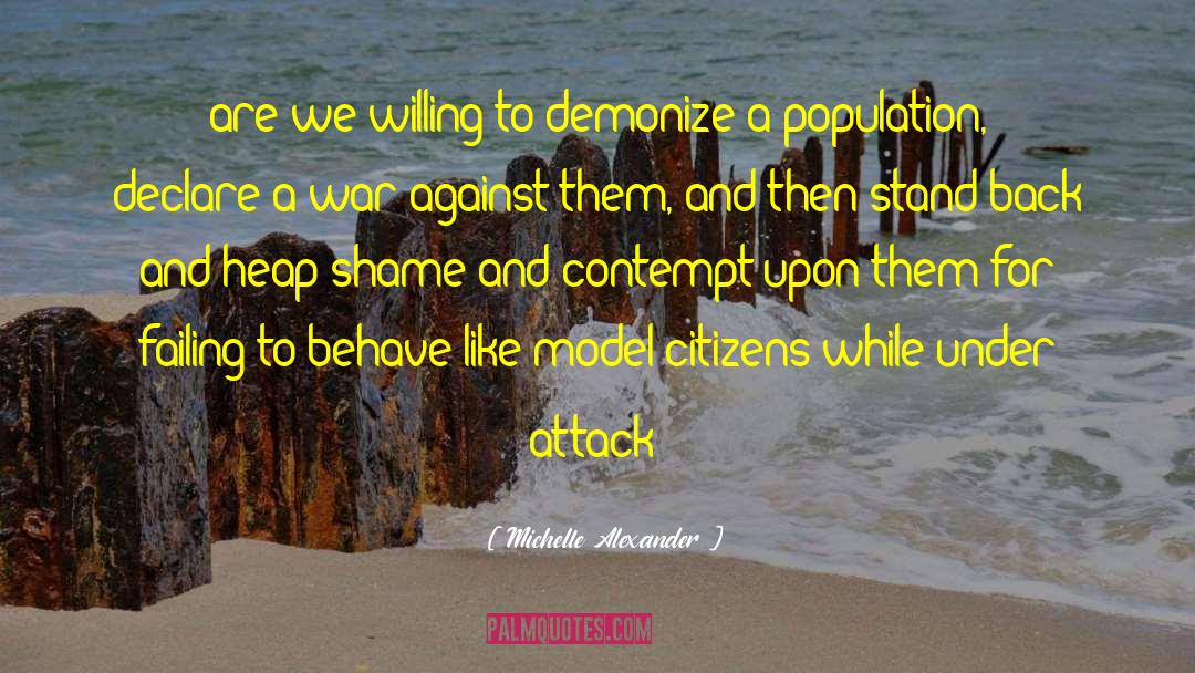 Demonize quotes by Michelle Alexander