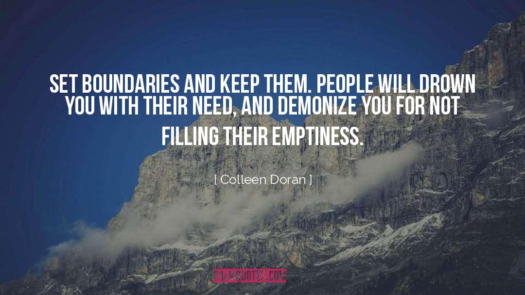 Demonize quotes by Colleen Doran