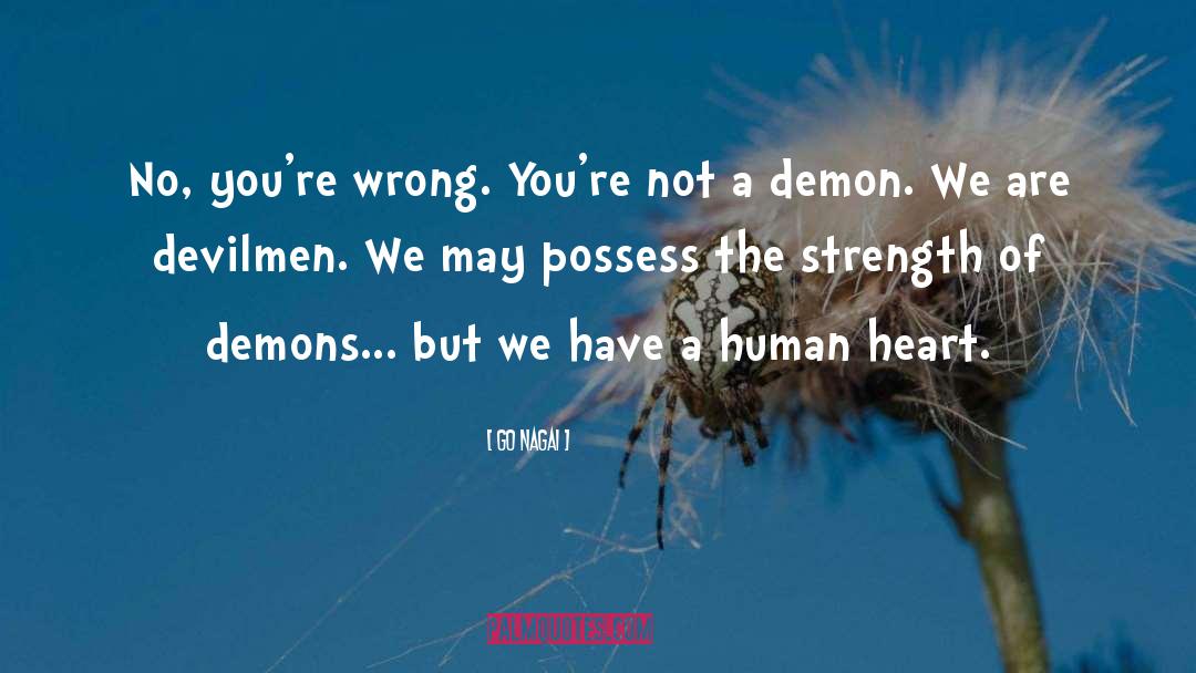 Demons quotes by Go Nagai