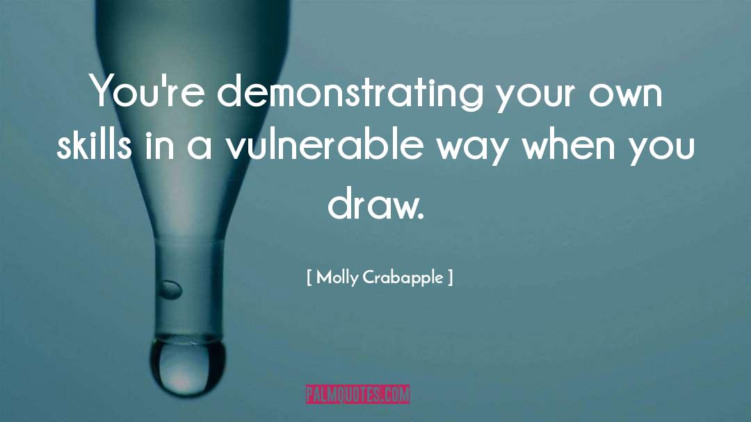 Demonstrating quotes by Molly Crabapple