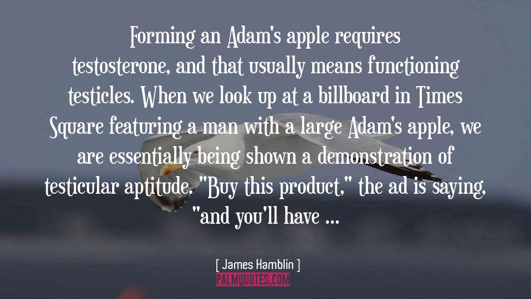 Demonstration quotes by James Hamblin
