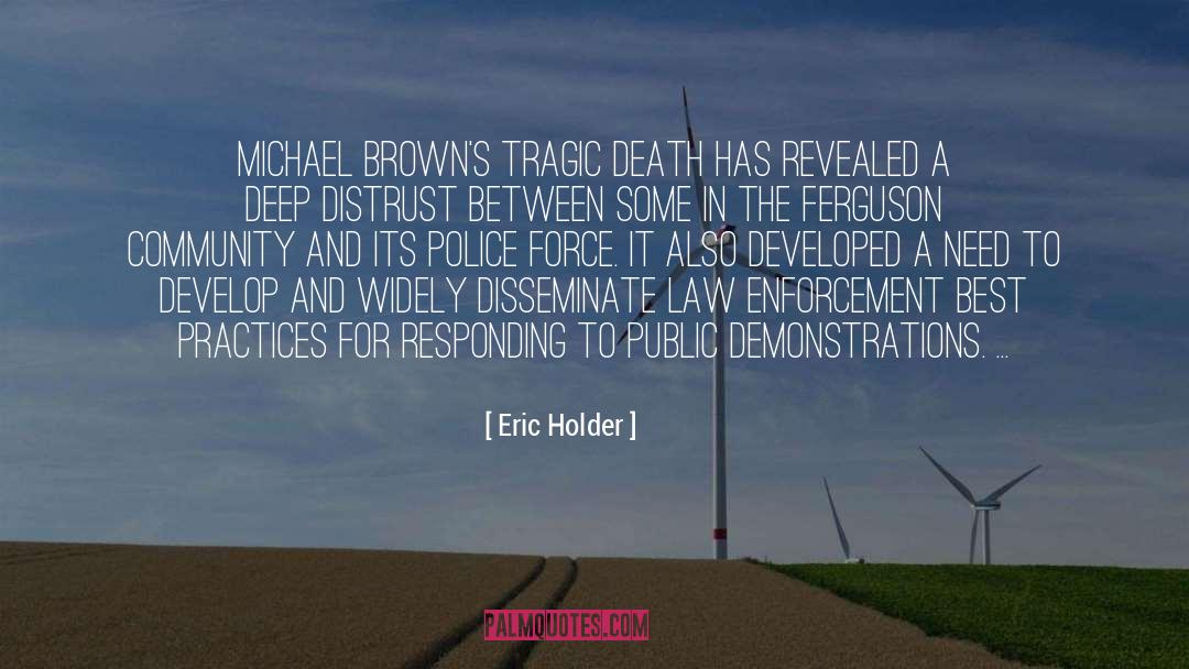 Demonstrations quotes by Eric Holder