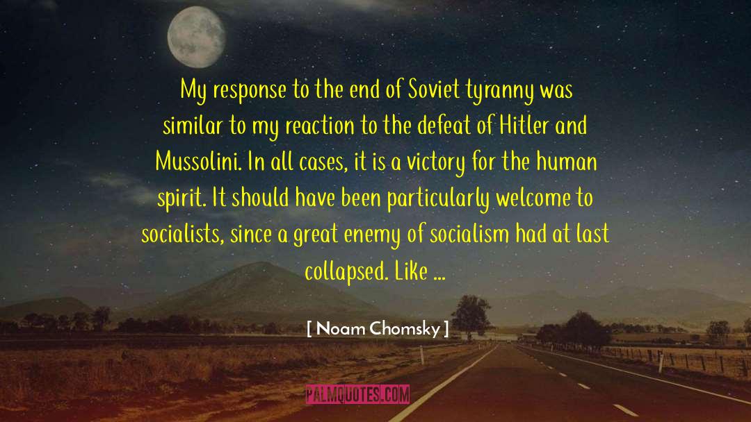 Demoralized quotes by Noam Chomsky