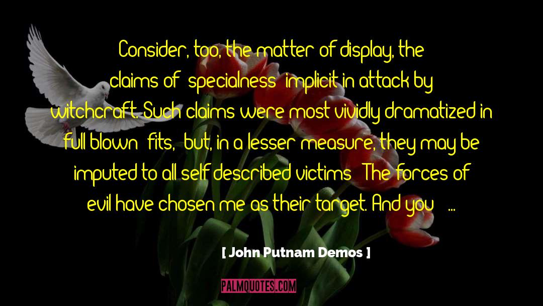 Demos quotes by John Putnam Demos