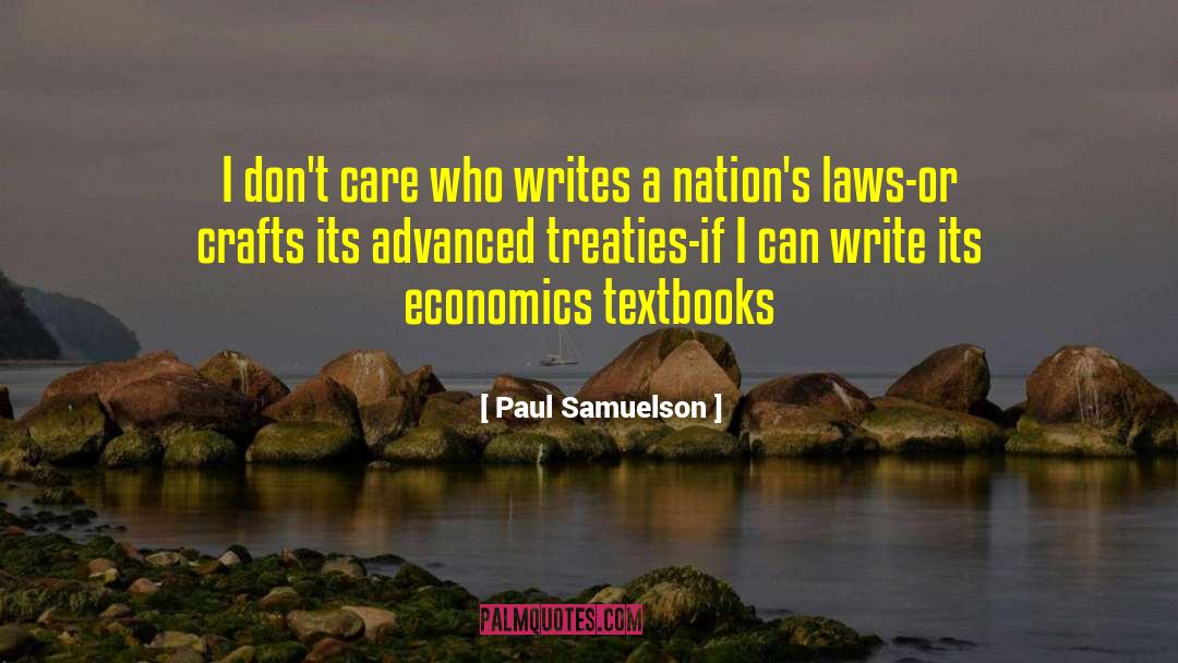 Demoura Law quotes by Paul Samuelson