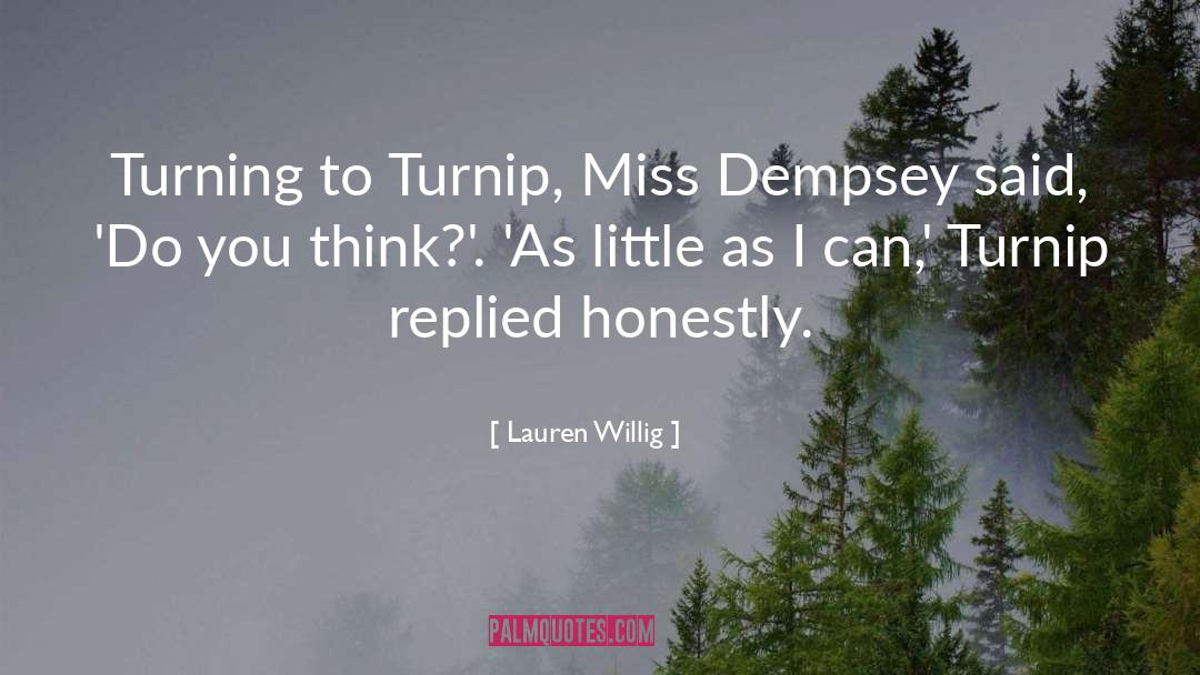 Dempsey quotes by Lauren Willig