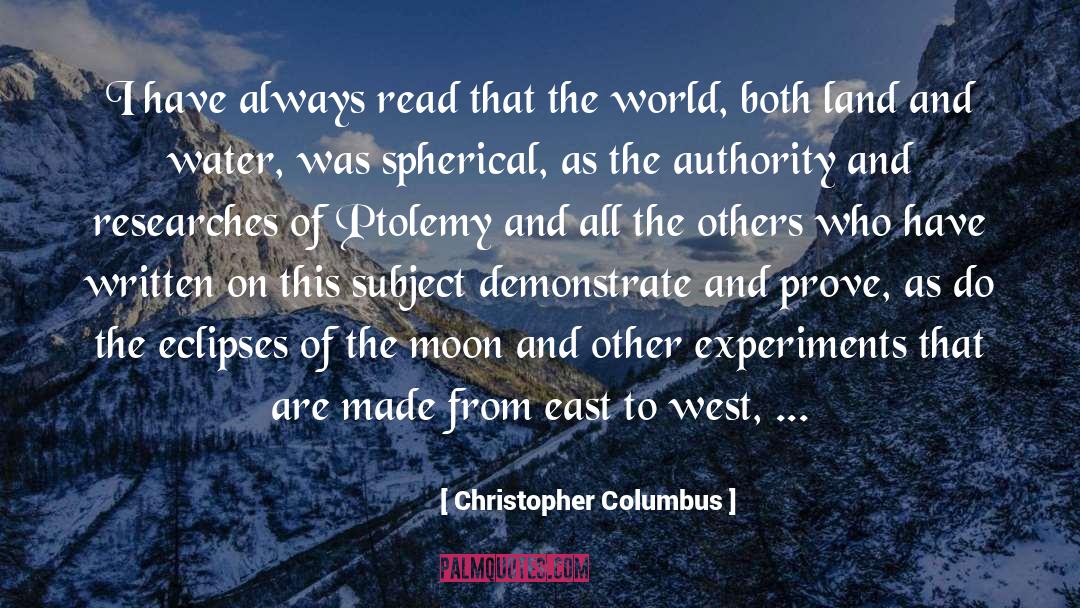 Denardos East quotes by Christopher Columbus
