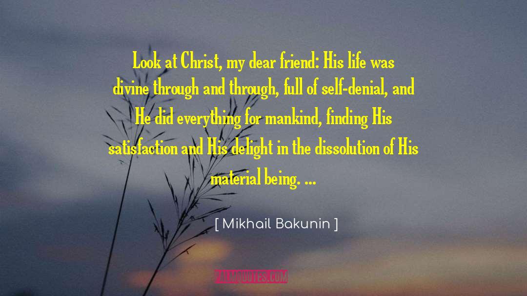 Denial Of Sin quotes by Mikhail Bakunin