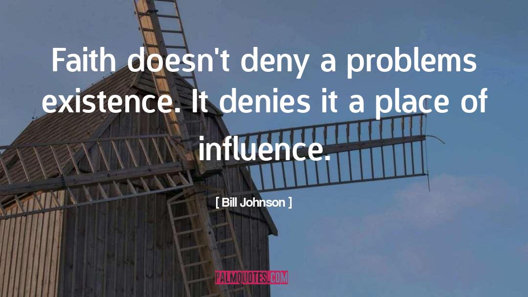 Denies quotes by Bill Johnson