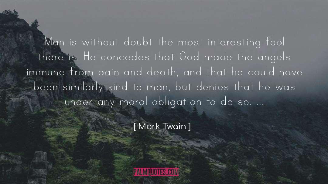 Denies quotes by Mark Twain