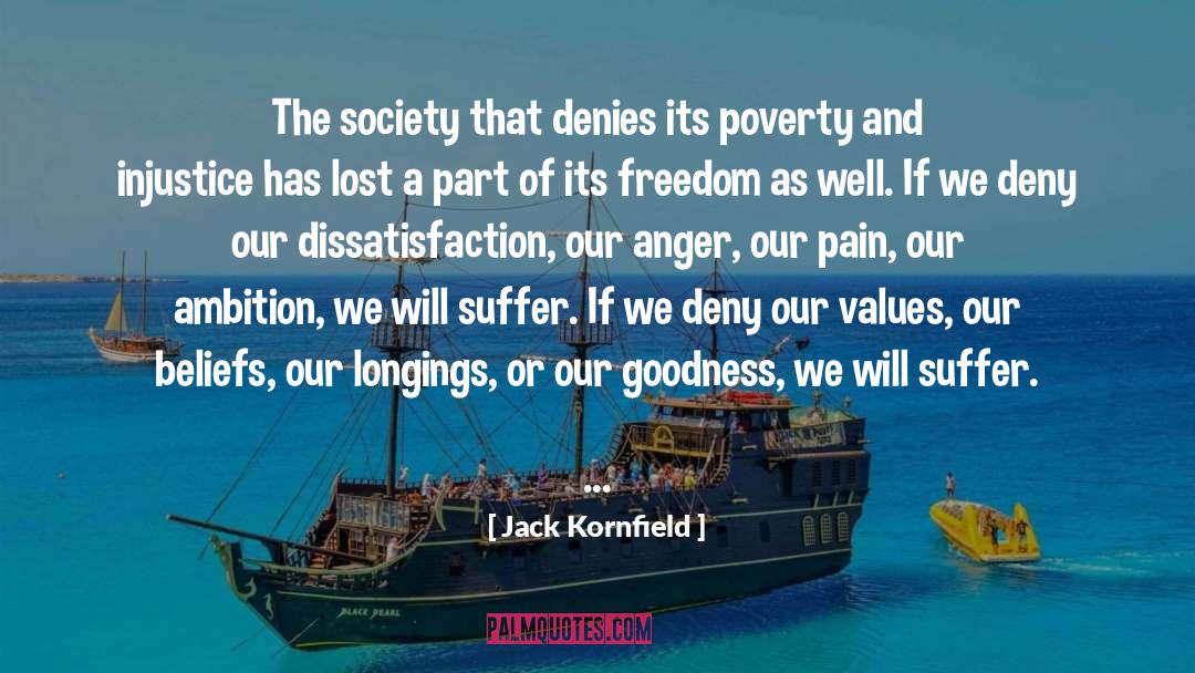 Denies quotes by Jack Kornfield