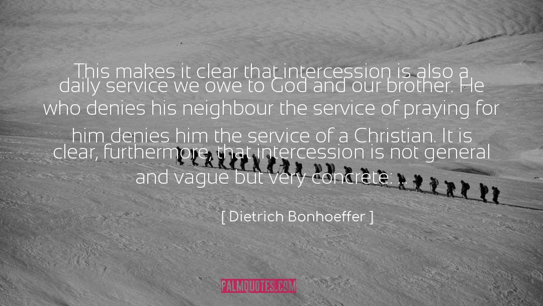 Denies quotes by Dietrich Bonhoeffer