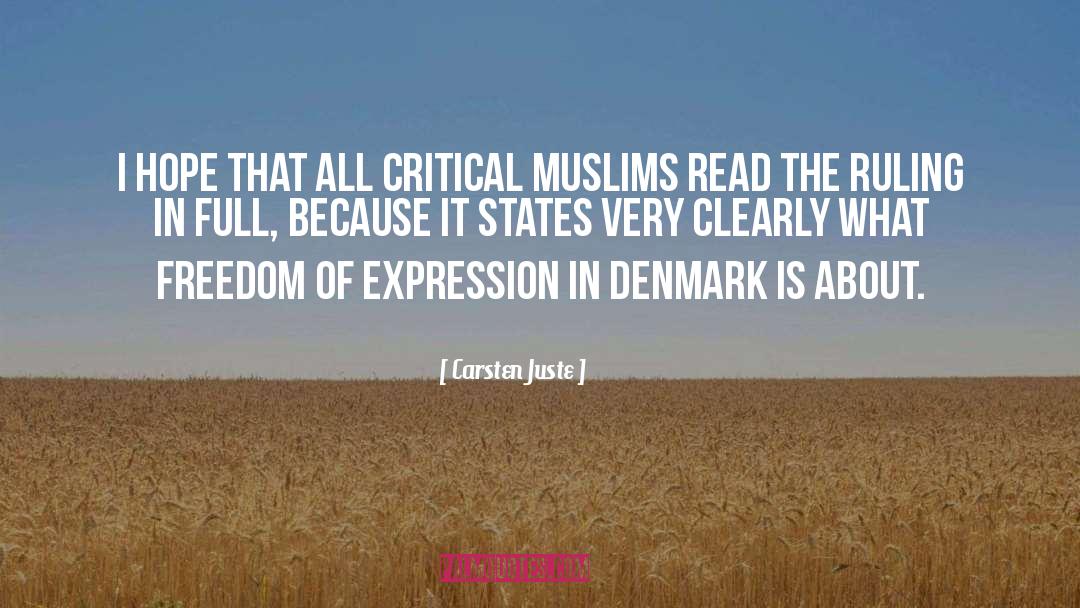 Denmark quotes by Carsten Juste