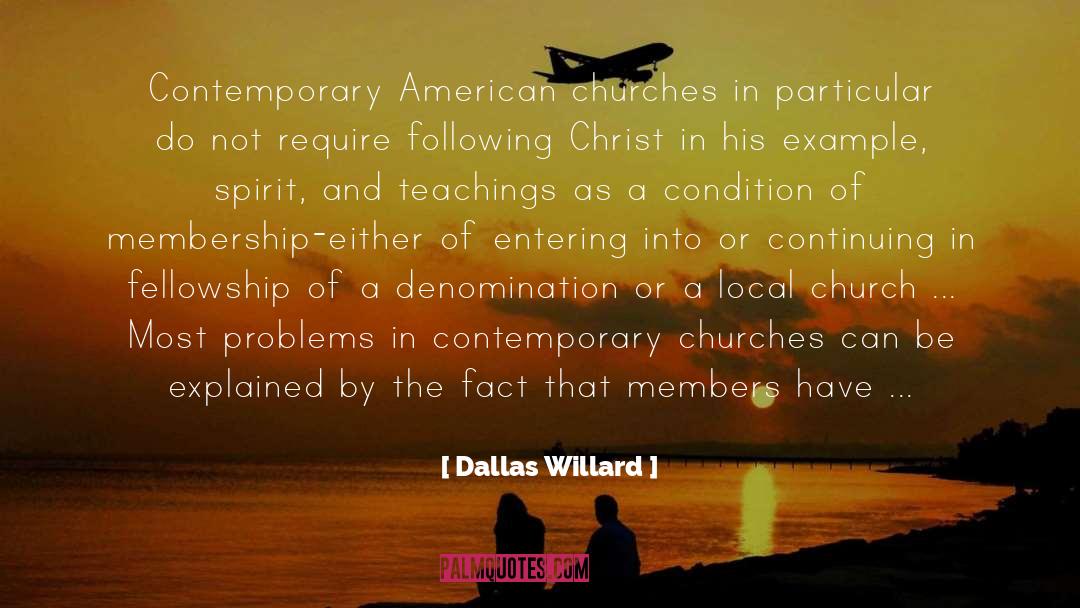 Denomination quotes by Dallas Willard