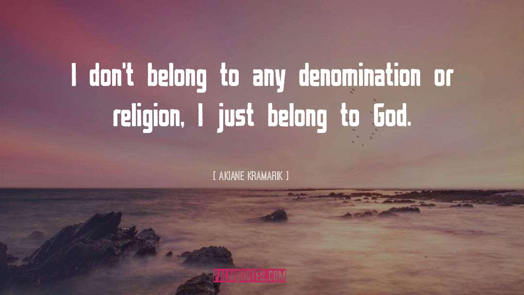 Denomination quotes by Akiane Kramarik