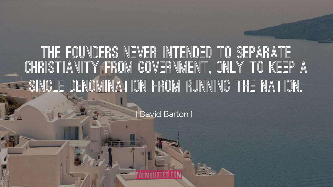 Denomination quotes by David Barton