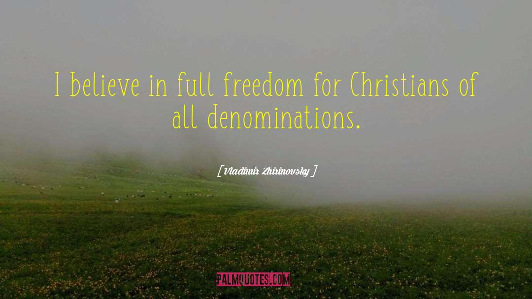 Denominations quotes by Vladimir Zhirinovsky