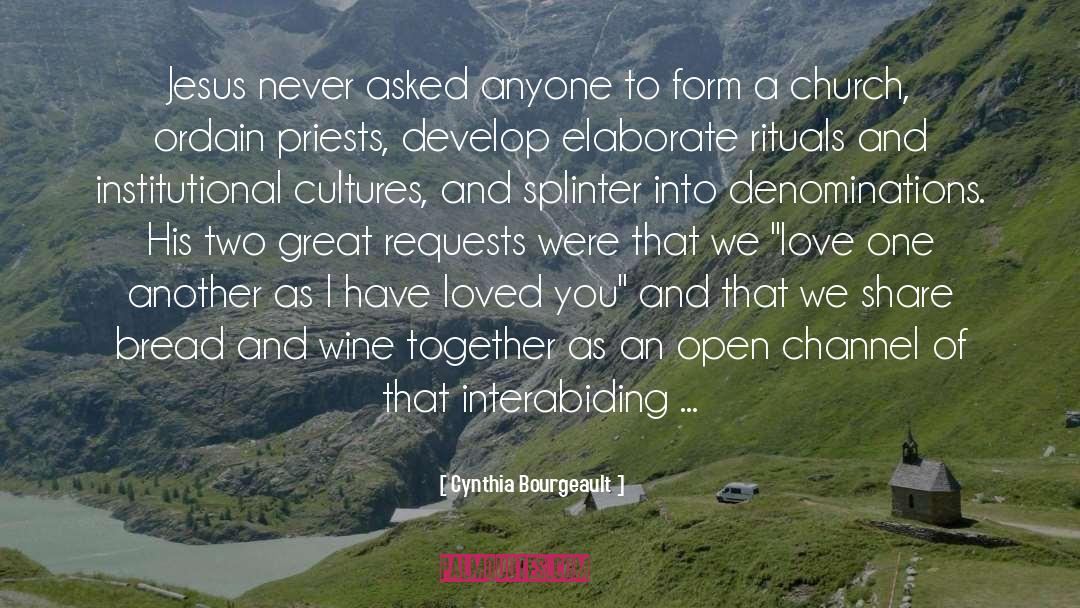 Denominations quotes by Cynthia Bourgeault