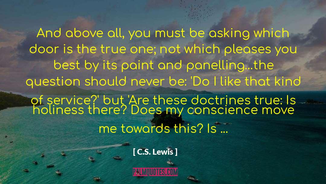Denominations quotes by C.S. Lewis
