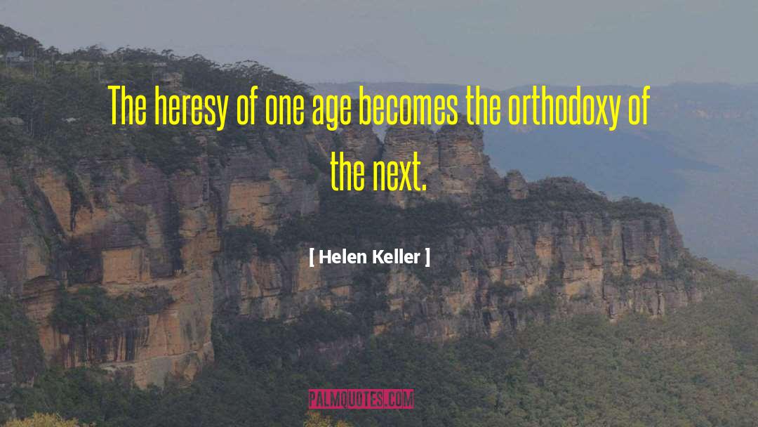 Denominations quotes by Helen Keller