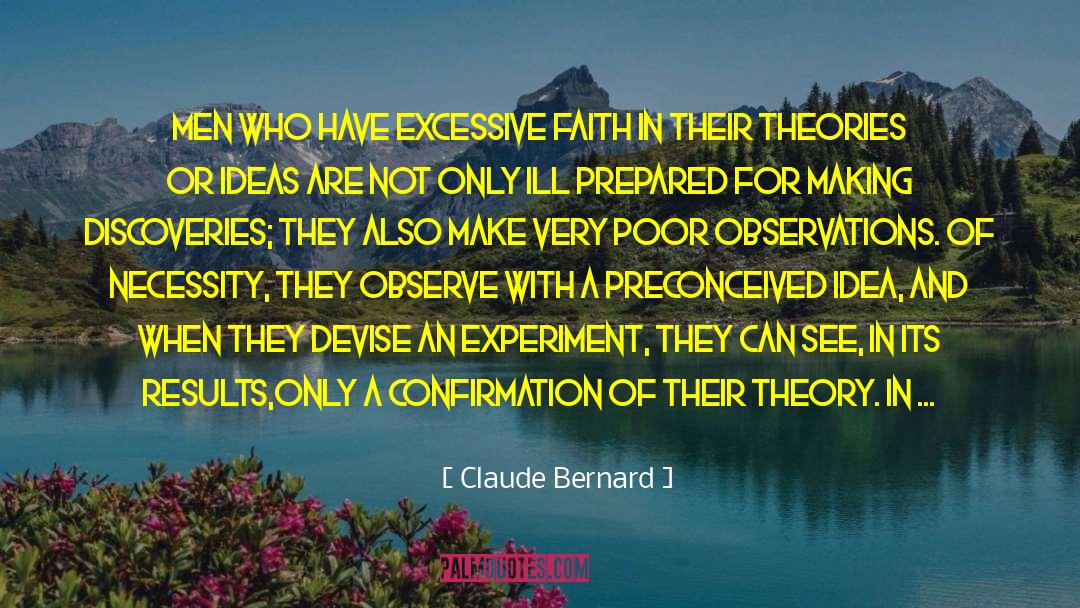 Denotational Theories quotes by Claude Bernard