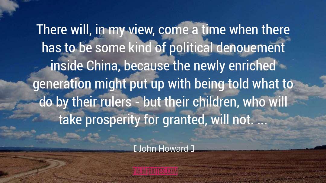 Denouement quotes by John Howard