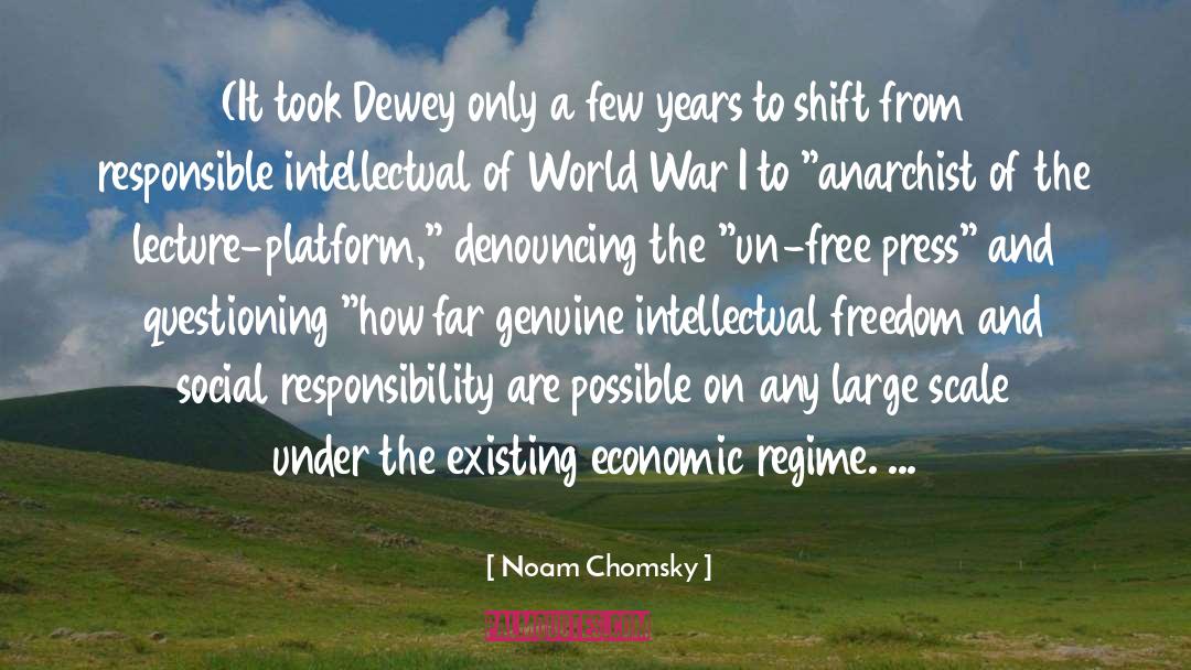 Denouncing quotes by Noam Chomsky